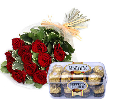 Combo Offer 12 Roses